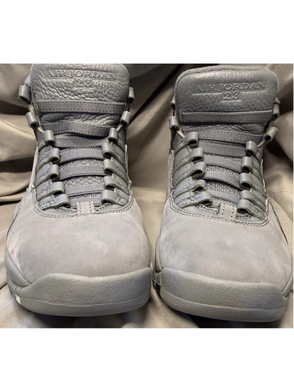 Air Jordan 10 Cool Grey Retro Sneakers 2017 310805-022 Mens Size 9